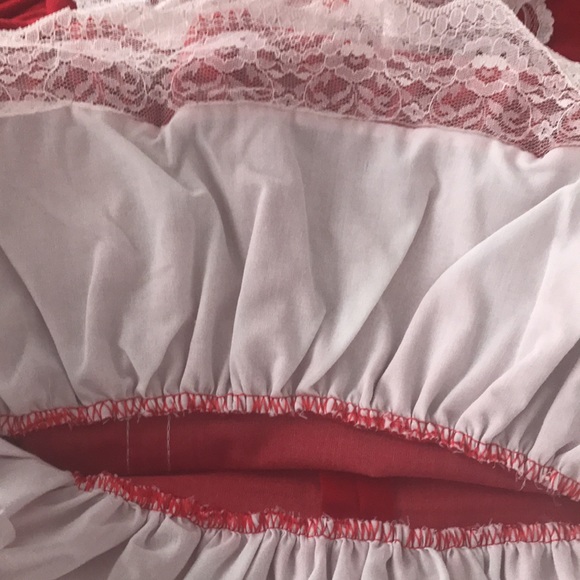 ✨Sold✨Vintage Red Velvet Baby Dress Little Beauty Original 18 Months - Picture 7 of 11